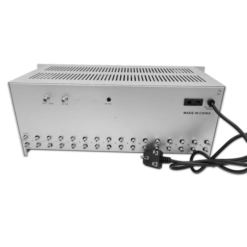Audio video modulator 16 channels