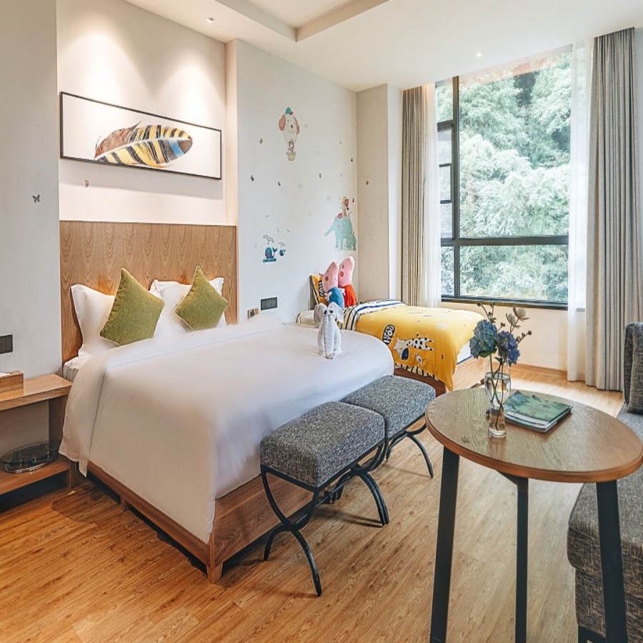 What is the significance of a smart hotel guest control system for hotel construction?